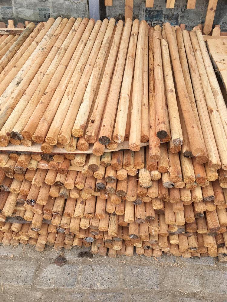 Wooden stakes